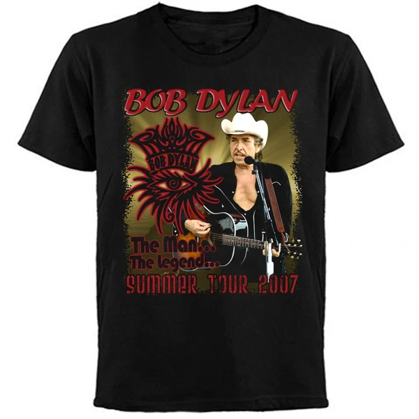 Bob Dylan / 2009 Tour -Two Sided Printed -T-Shirt 